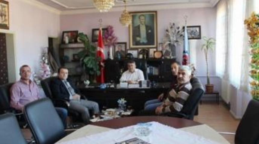 Emet Bor İşletme M&uuml;d&uuml;r&uuml; Arslan&rsquo;dan Sendika Başkanı Yeşilyurt&rsquo;a Ziyaret
