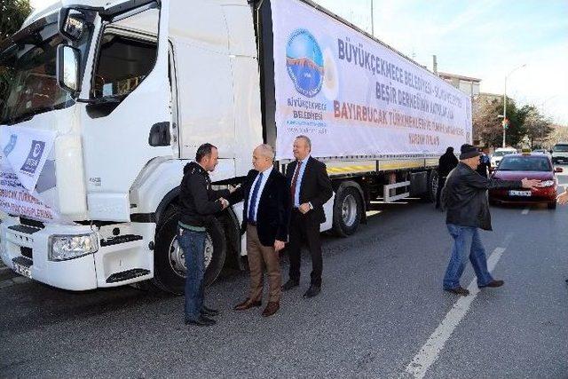 Büyükçekmece’den Bayır Bucak Türkmenleri’ne Yardım Eli