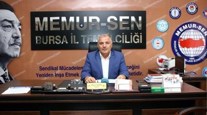 Memur-sen Bursa İl Temsilcisi Numan Şeker: