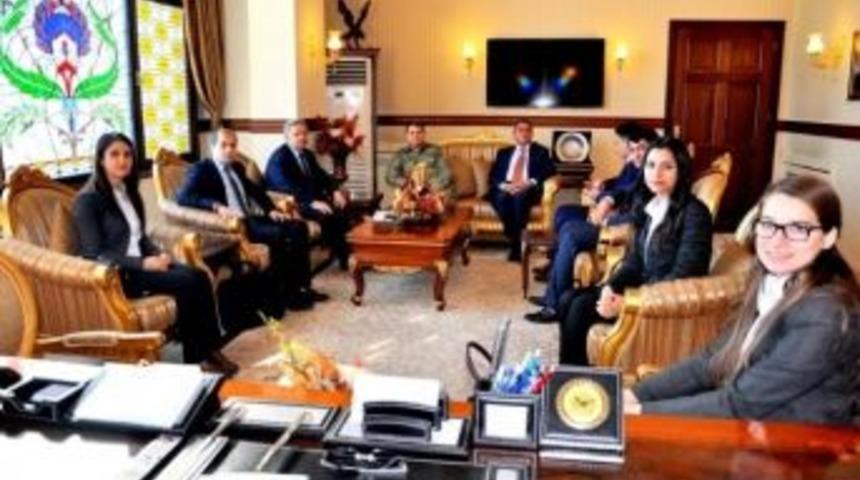 Geleceğin Hakim Ve Savcı Adayları Vali Kahraman&rsquo;ı Ziyaret Etti