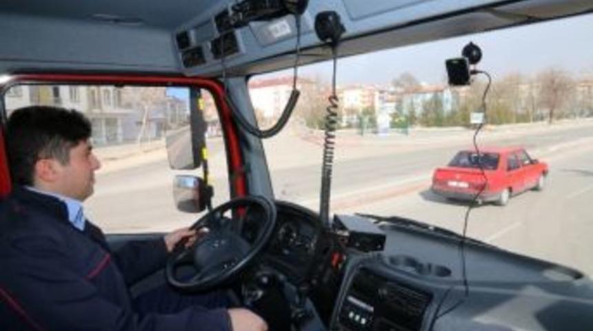 Aksaray&rsquo;da İtfaiye Ara&ccedil;larına Kamera Sistemi Yerleştirdi