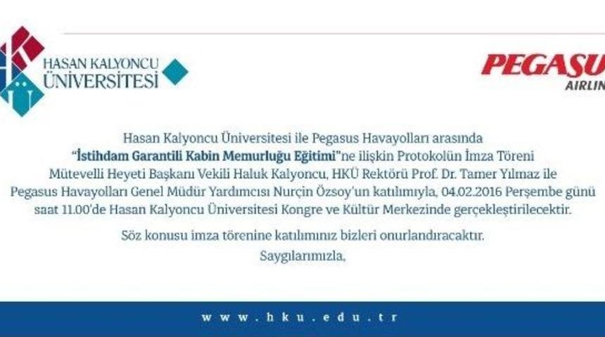 Hasan Kalyoncu &Uuml;niversitesi G&ouml;ky&uuml;z&uuml;ne De İmza Atacak