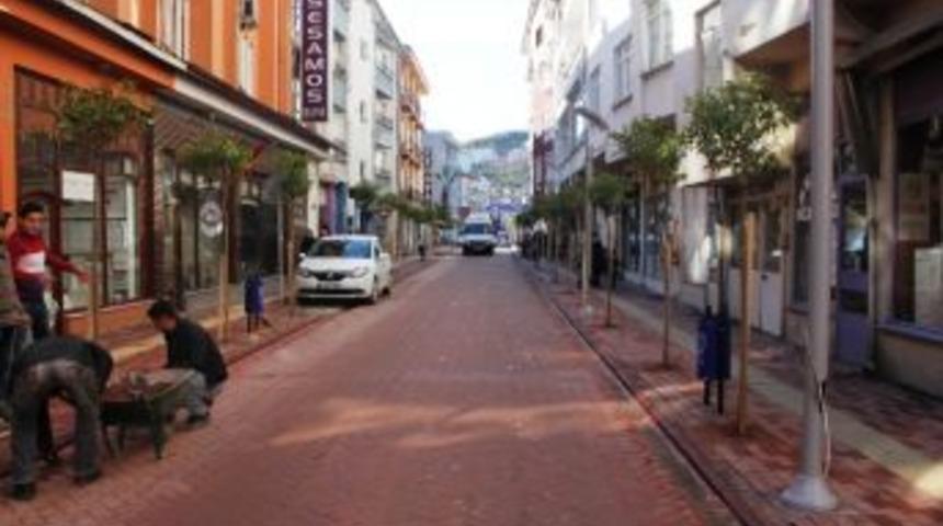 Amasra&rsquo;da Tahir Hoca Caddesi Yenileniyor