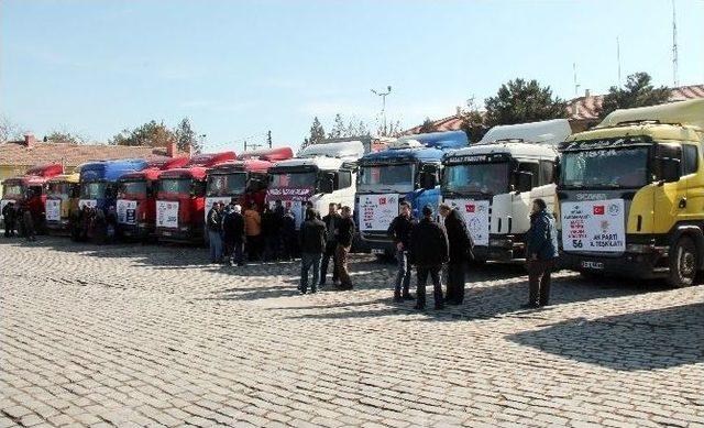 Elazığ’dan Suriye’ye 15 Tır Un Yardımı