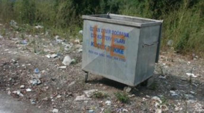 Alaplı&rsquo;nın K&ouml;ylerindeki Biriken &Ccedil;&ouml;pler Toplanmaya Başlandı