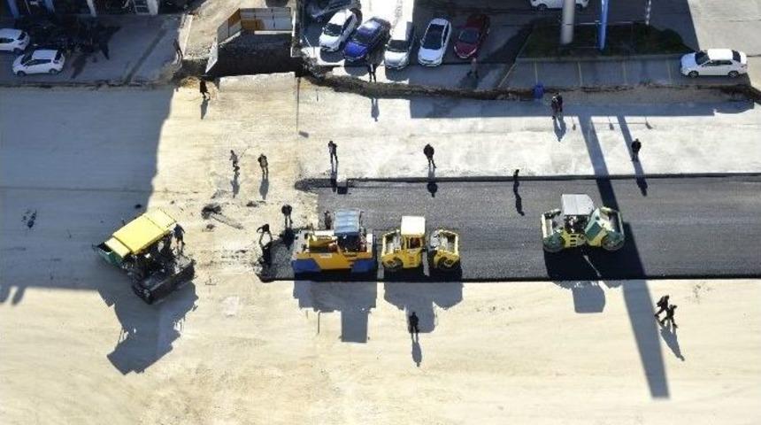 Tulumba Kavşağı&rsquo;nda Doğu-batı Y&ouml;n&uuml;nde Asfaltlama &Ccedil;alışmaları Başladı