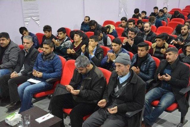 Şanlıurfa’da Gençliğin İnşası Semineri Düzenlendi