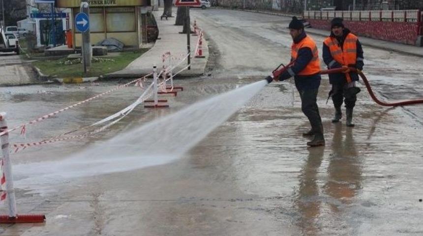 Ak&ccedil;akoca Belediyesi Yaz Kış &Ccedil;alışıyor