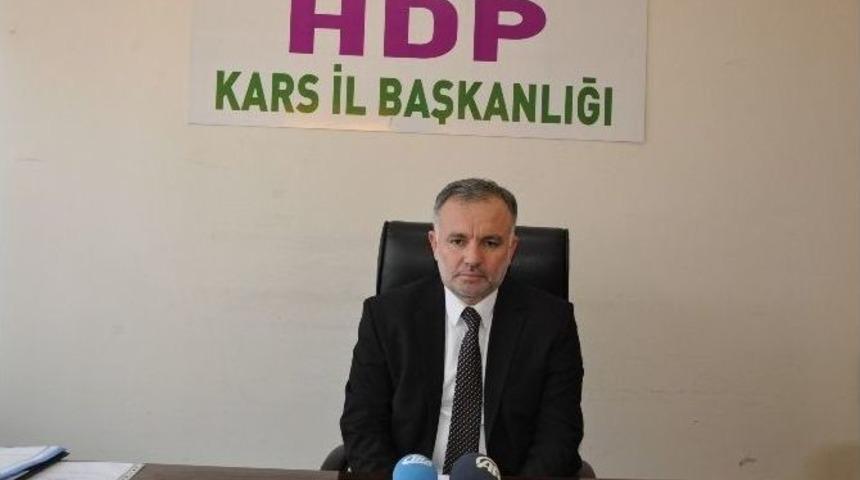 Hdp Parti S&ouml;zc&uuml;s&uuml; Ve Kars Milletvekili Ayhan Bilgen A&ccedil;ıklamalarda Bulundu
