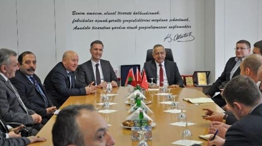 Belarus Orman Bakanı Nazarov İneg&ouml;l&rsquo;de Ağa&ccedil; Sekt&ouml;r&uuml;n&uuml; İnceledi