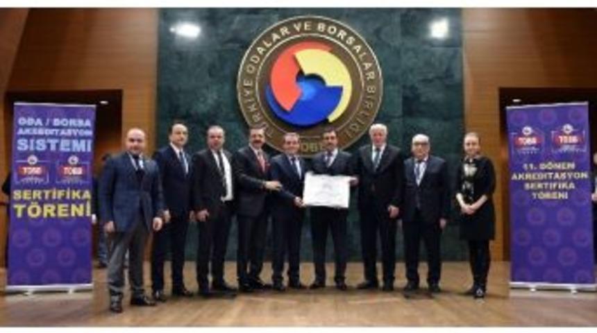 Samsun Tso&rsquo;ya &ldquo;a Kalite Hizmet Sertifikası&rdquo;