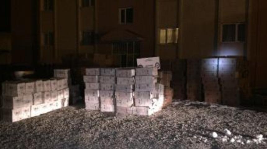 Doğubayazıt&rsquo;ta 350 Bin 500 Paket Ka&ccedil;ak Sigara Ele Ge&ccedil;irildi