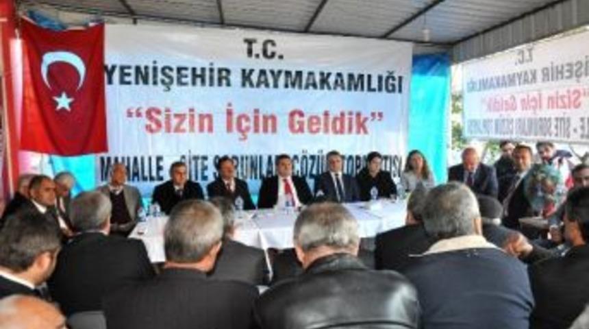 Kaymakam &Ouml;zarslan Menteş Mahallesi&rsquo;nde Sorunları Dinledi