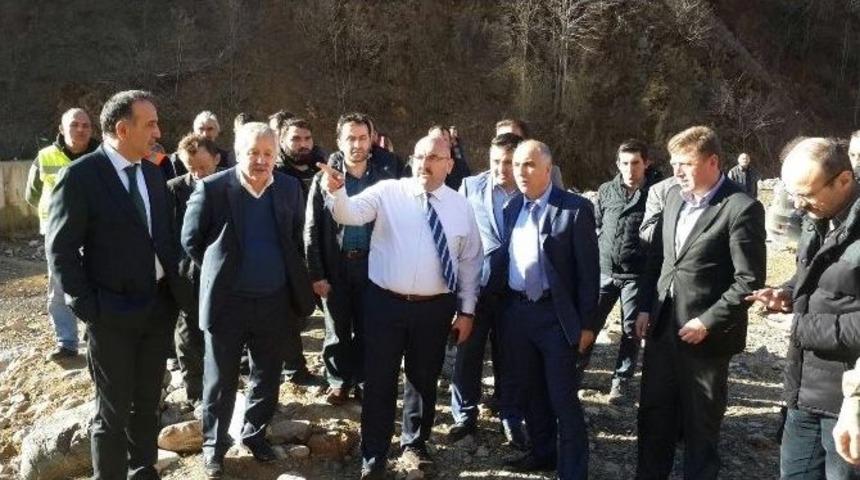 Yağlıdere’deki Heyelana Dsi’den Anında Müdahale