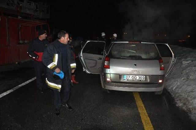 Polis Memuru Ve Ailesi Faciadan Son Anda Kurtuldu