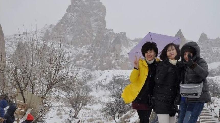 Kapadokya&rsquo;yı Ocak Ayında 45 Bin Yerli Ve Yabancı Turist Ziyaret Etti