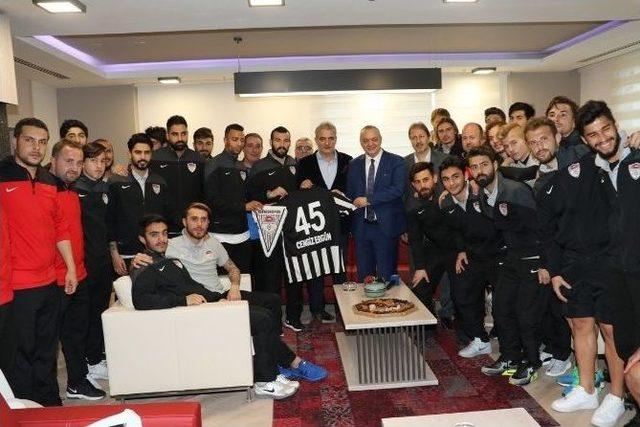 Başkan Ergün Manisaspor’u Konuk Etti