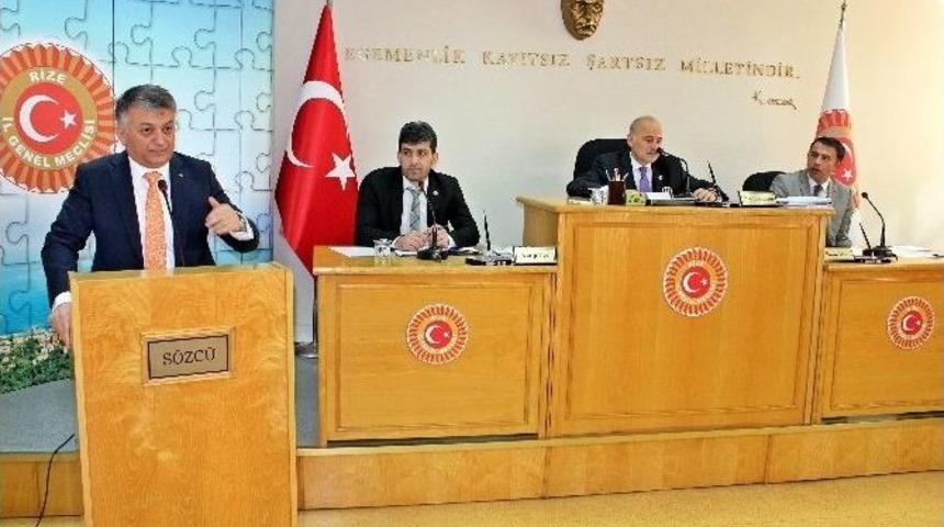 Rize İl &Ouml;zel İdaresi 2015 Yılı Faaliyetleri Ve B&uuml;t&ccedil;esi Onaylandı