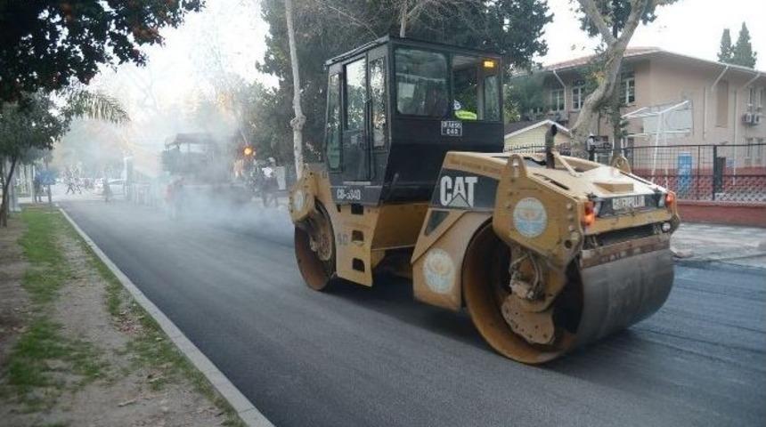 B&uuml;y&uuml;kşehir&rsquo;den Ziyapaşa&rsquo;da Asfalt Ve Bord&uuml;r &Ccedil;alışması