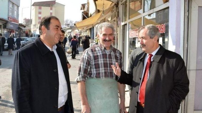 Belediye Başkanı G&uuml;rsoy&rsquo;dan Esnaf Ziyareti