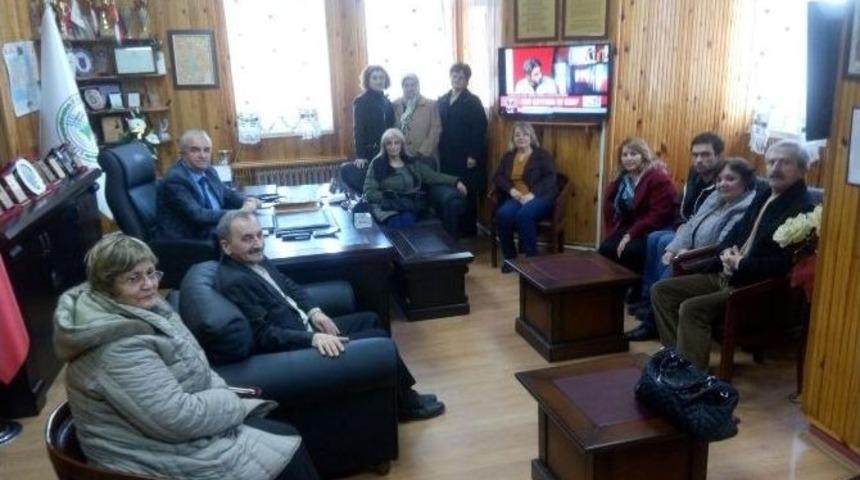 Chp&rsquo;li Kadınlar&rsquo;dan Başkan Taş&rsquo;a Ziyaret