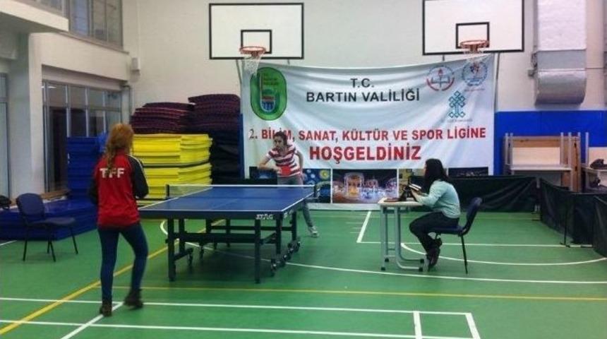 Masa Tenisi Turnuvası Yapıldı