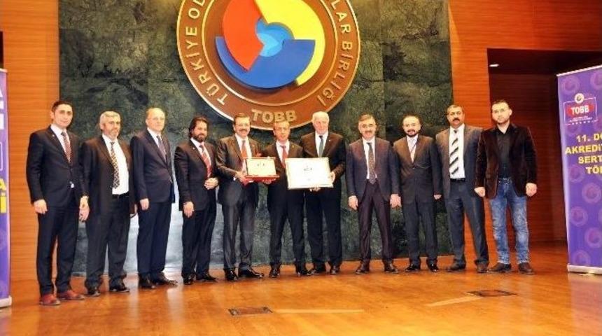 Sorgun Tso Akreditasyon Sertifikasını Aldı