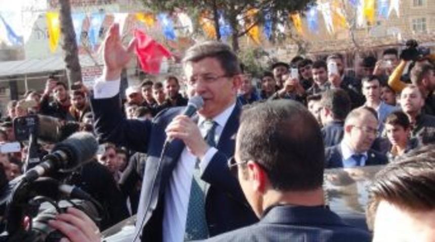Mardinlilerden Davutoğlu&rsquo;na Sevgi Seli