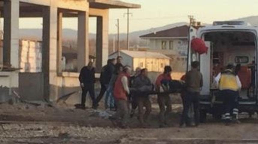 İnşaattan D&uuml;şen İş&ccedil;i Yaralandı