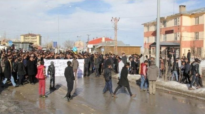 Başkale&rsquo;de &lsquo;cizre&rsquo; Protestosu