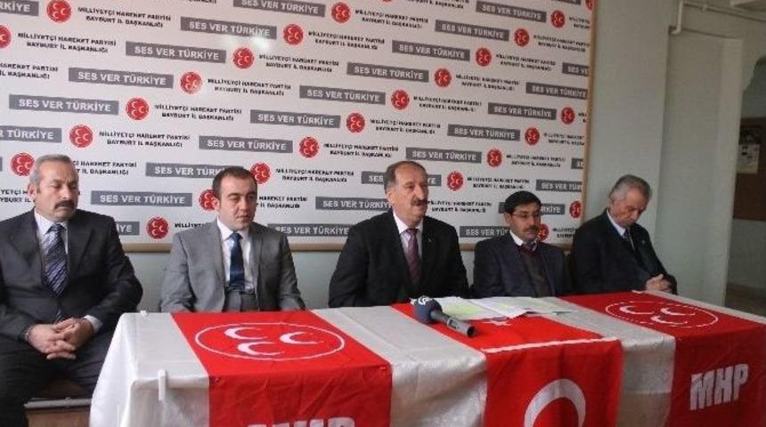 Bayburt Mhp &rsquo;t&uuml;z&uuml;k Kurultayı S&uuml;reci&rsquo; İ&ccedil;in İmza Verdi