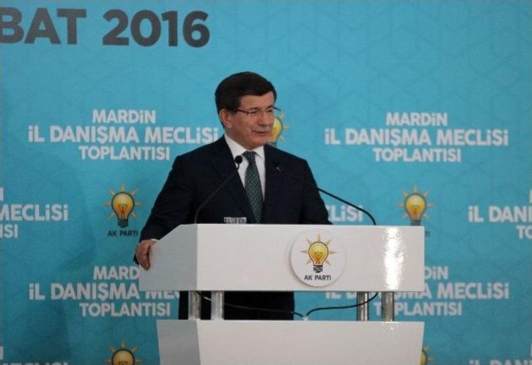 Başbakan Davutoğlu, Ak Parti Mardin İl Danışma Meclisi Toplantısına Katıldı