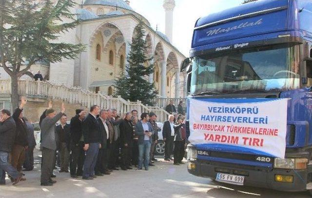 Bayır Bucak Türkmenleri İçin 3 Tır Yola Çıktı