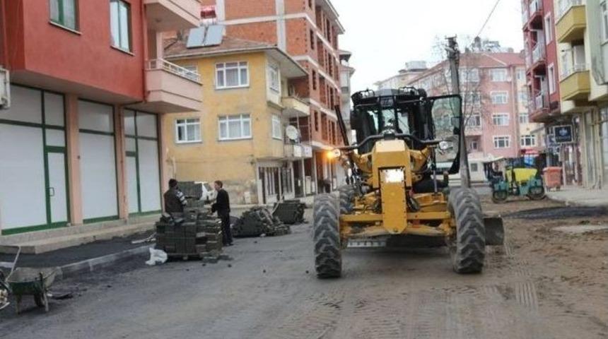 Ak&ccedil;akoca İstiklal Caddesinde &Ccedil;alışmalara Başlanıldı