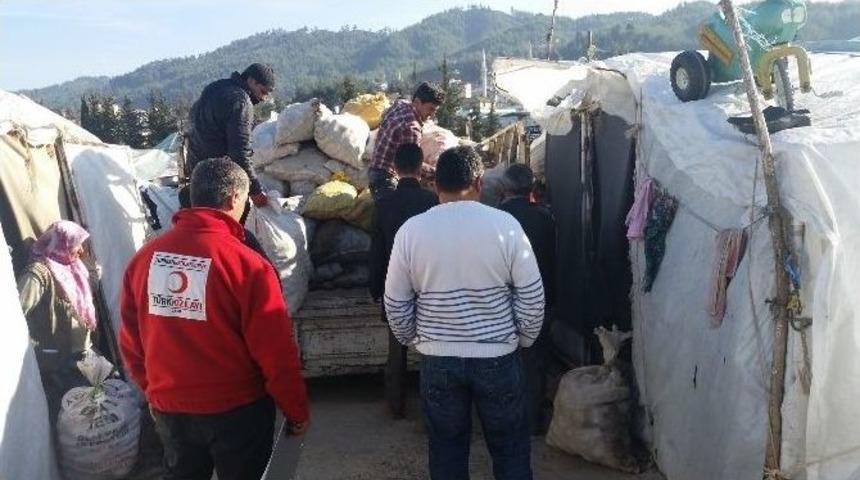 Seydişehir&rsquo;den Yardım İ&ccedil;in Yola &Ccedil;ıkan 2 Tır T&uuml;rkmenler&rsquo;e Ulaştırıldı