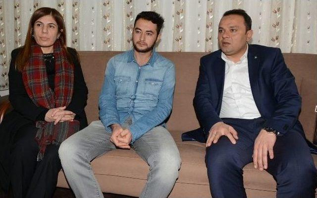 Ak Partili İnceöz’den Yaralı Polise Ziyaret