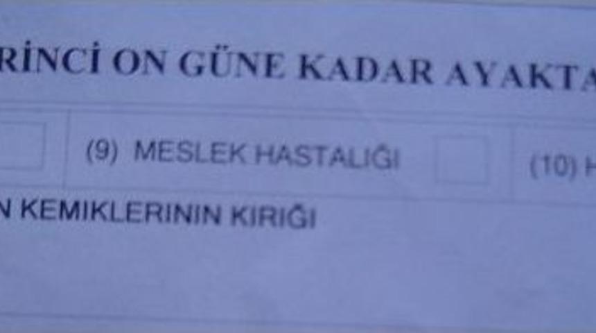 (&ouml;zel Haber) Burnu Dağılan Şikayet&ccedil;iye Sağlam Raporu Verildiği İddiası