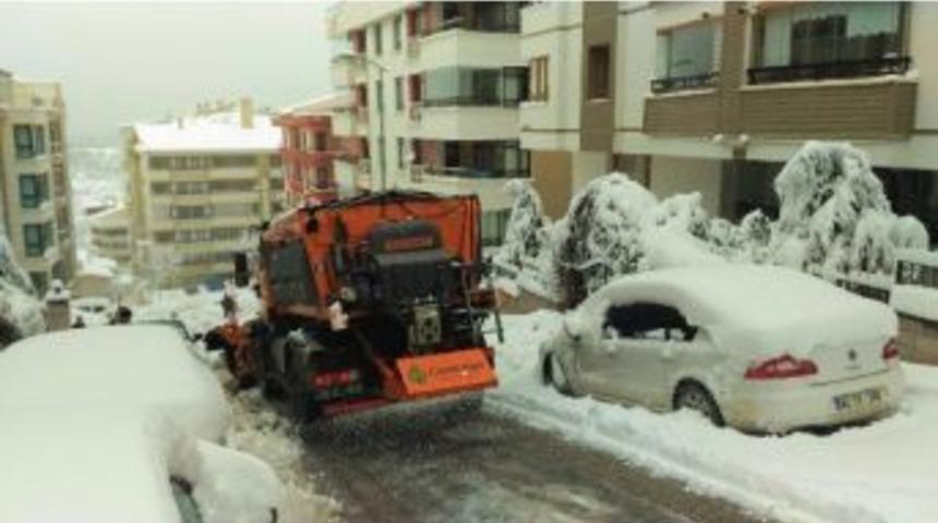 S&uuml;rpriz Kar Yağışına Anında M&uuml;dahale
