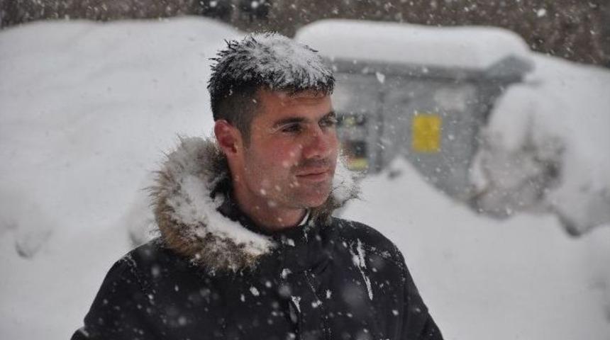 Muş&rsquo;ta Kar Yağışı