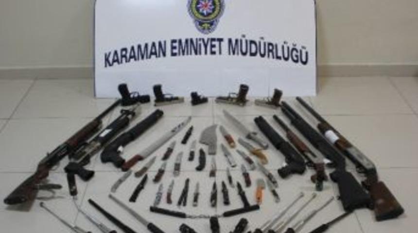 Karaman&rsquo;da Polisin Asayiş Uygulamaları