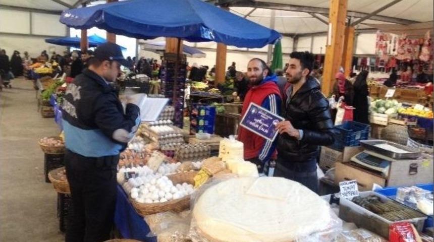 Zabıta Ekipleri Semt Pazarlarında Kontrolleri Sıklaştırdı