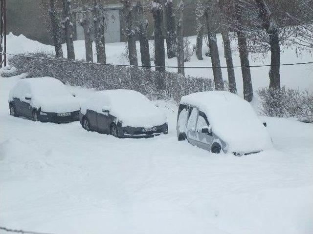 Malazgirt’te Kar Yağışı