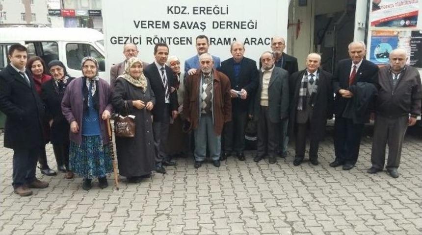 &Ccedil;aycuma Huzurevi Verem Taramasından Ge&ccedil;irildi