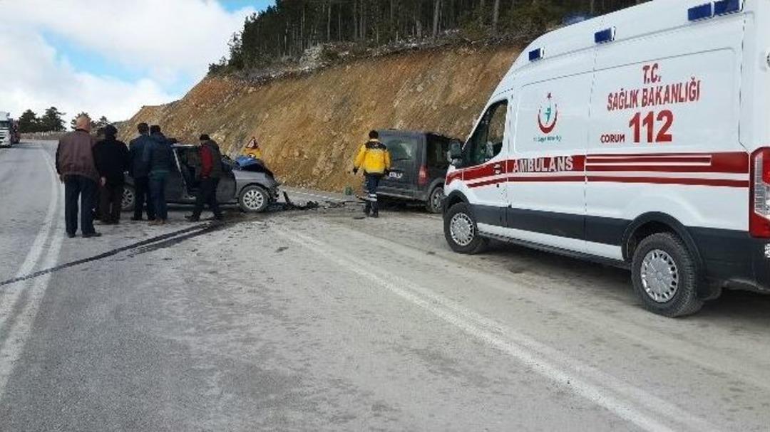 &Ccedil;orum&rsquo;da Trafik Kazası: 7 Yaralı