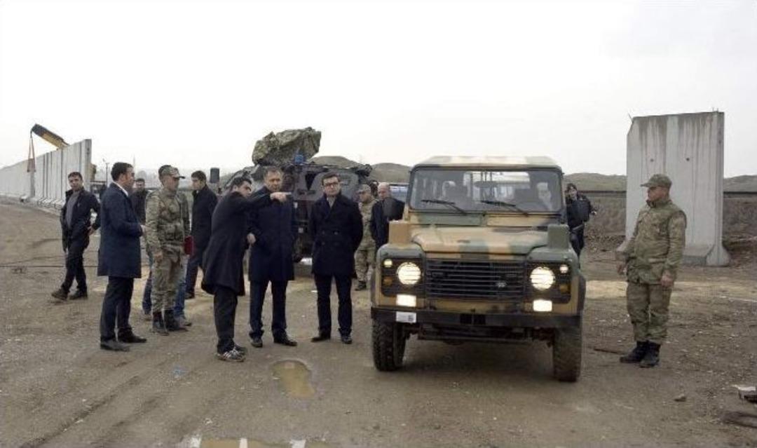 Karkamış Sınırına &Ccedil;ekilen Duvar İnşaatında Sona Geliniyor