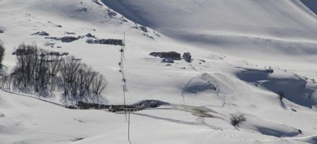 Zorlu Kış Şartlarında Koyunlara Bakıyorlar
