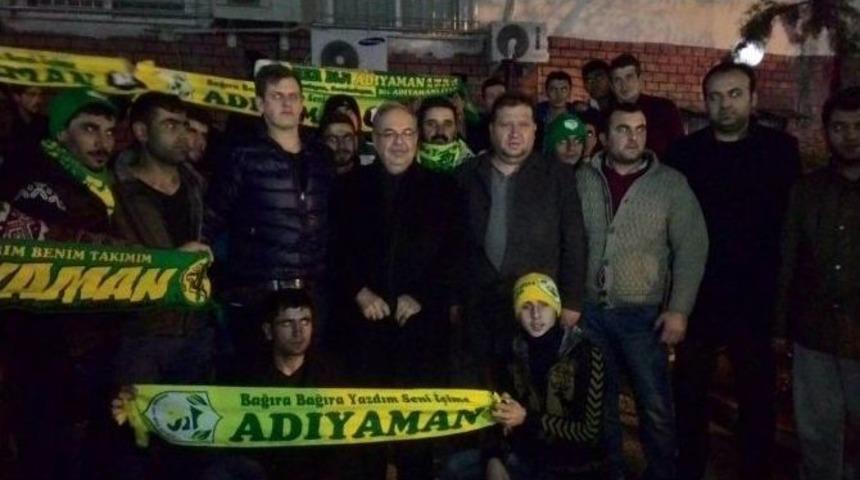 Adıyaman&rsquo;da Elaziz Belediyespor Taraftar Ve Y&ouml;neticilerine Tepki