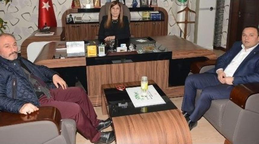 Ak Parti Grup Başkanvekili İnce&ouml;z&rsquo;den Topakkaya&rsquo;ya Ziyaret