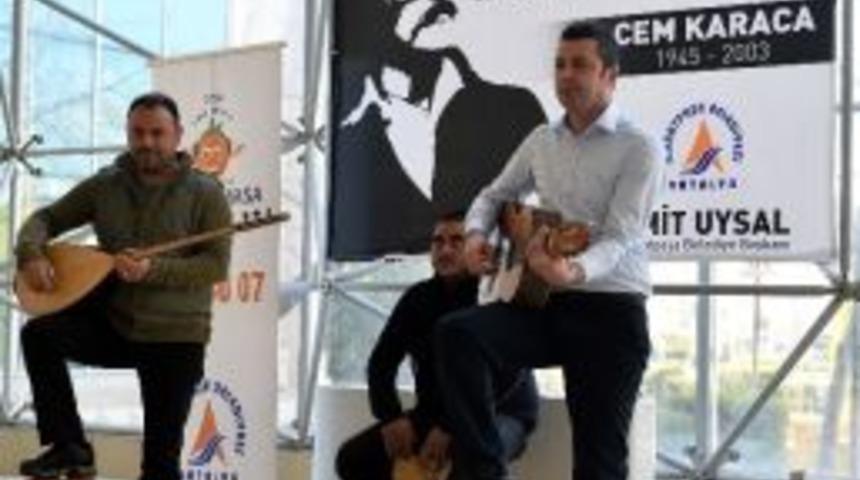 Cem Karaca Muratpaşa&rsquo;da Unutulmadı