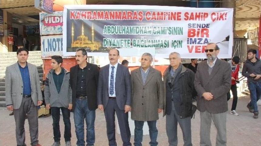Abdulhamidhan Camii&rsquo;nin Diyanet&rsquo;e Devri İ&ccedil;in İmza Kampanyası